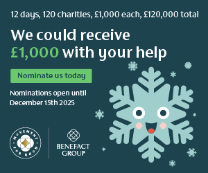 Help NW Hearts Charity to win £1000 this December