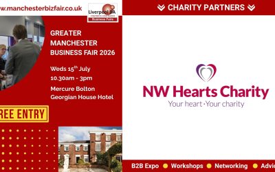 NW Hearts Charity announces continued partnership with Greater Manchester Business Fair