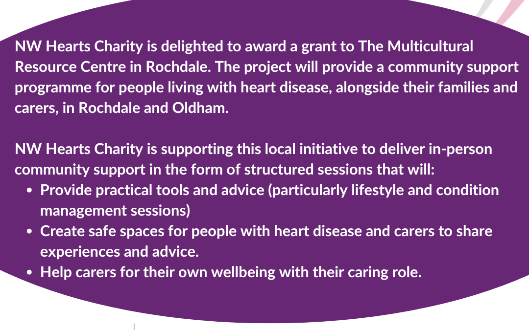 Heart Health Community Support Programme launches in Rochdale