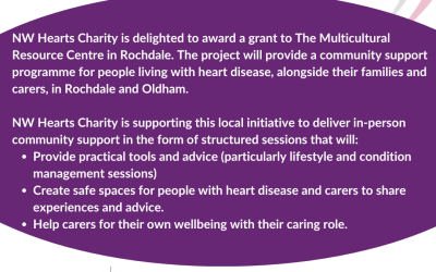 Heart Health Community Support Programme launches in Rochdale