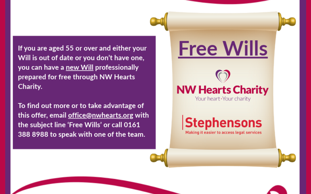 Free Wills for people aged 55 or over